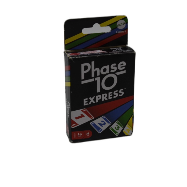 Phase 10 Express - Mattel Games - Jeu de cartes 2-3 Joueurs - 7 ans -