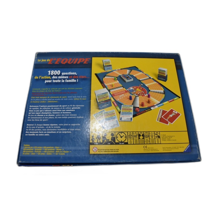 Le Jeu de L'Équipe - Ravensburger - Quiz Sport 1800 Questions Famille