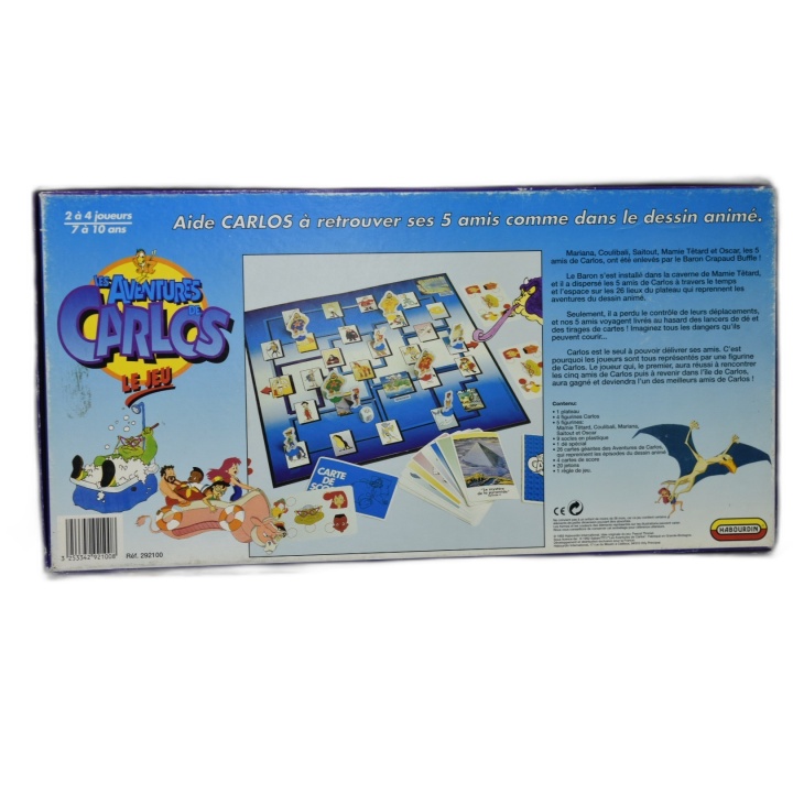 Les Aventures de Carlos Le Jeu - Habourdin - Jeu Enfant 2-4 Joueurs -