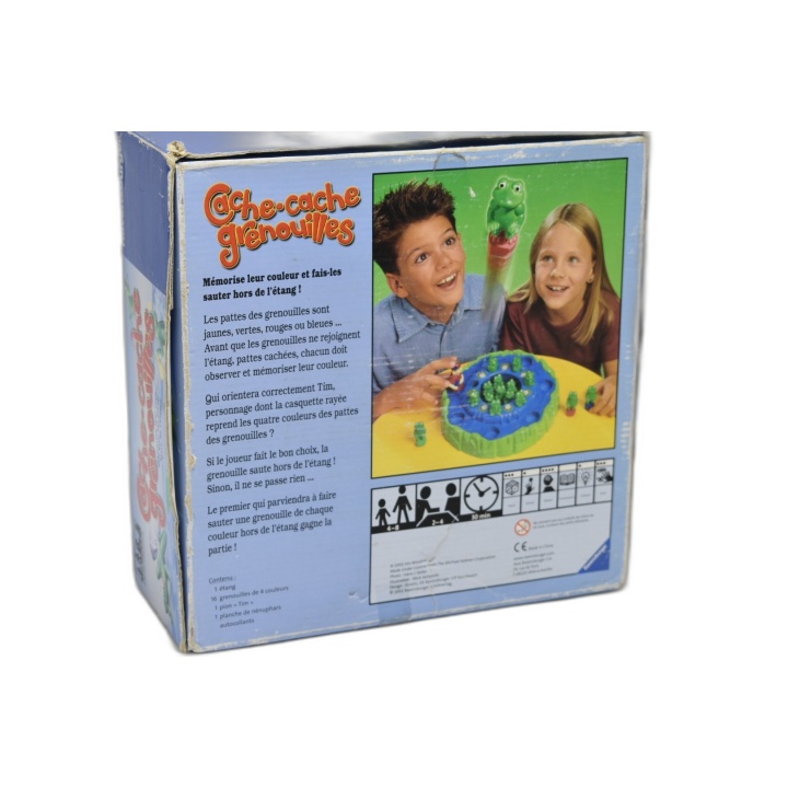 Cache-Cache Grenouilles - Ravensburger - Jeu Mémoire 2-4 Joueurs - Dès