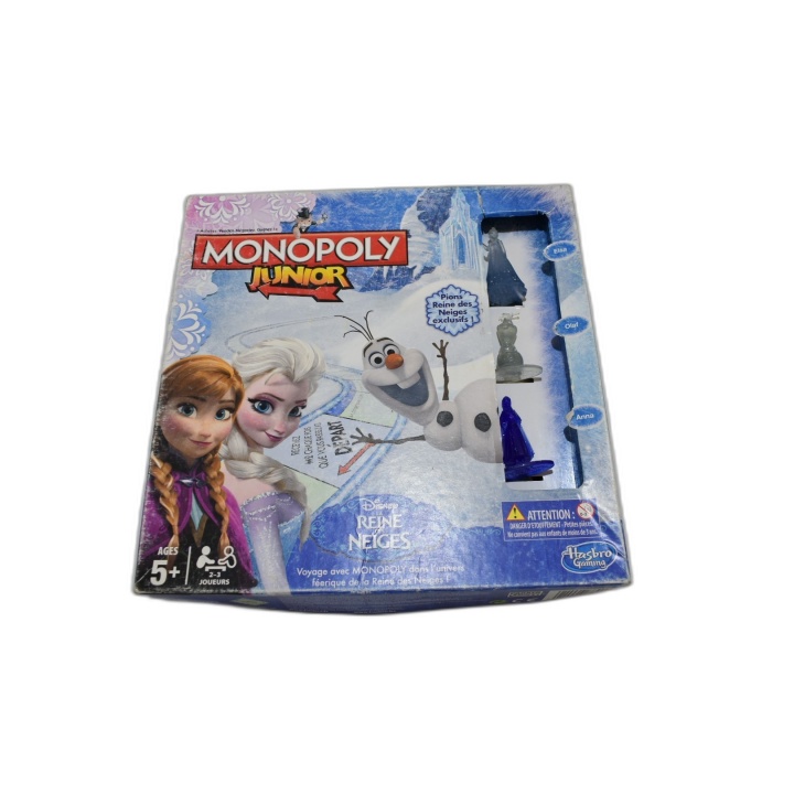 Monopoly Junior Reine des Neiges Disney - Hasbro - Jeu Enfant 2-4 Joue