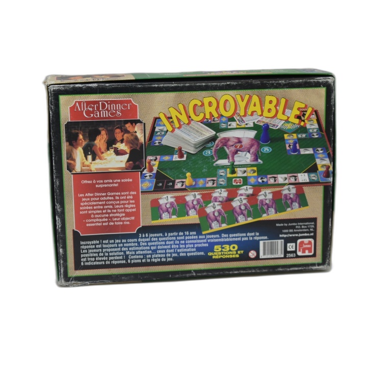 Incroyable ! - Jumbo After Dinner Games - Jeu Questions Estimation 3-6