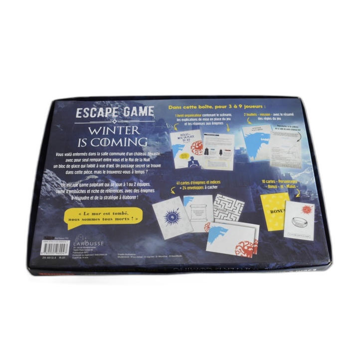 Escape Game Winter Is Coming - Larousse - Jeu Ambiance 1-4 Joueurs - 1