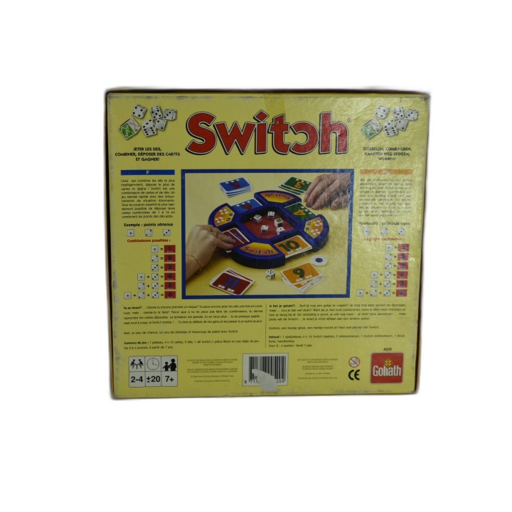 Switch - Goliath - Jeu de Dés et Cartes Familial 2-4 Joueurs - Dès 7 a