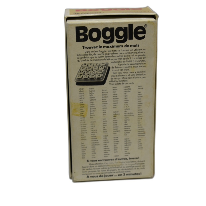 Boggle Capiepa - Jeu de Lettres Classique 1-8 Joueurs - 8 ans - Occasi