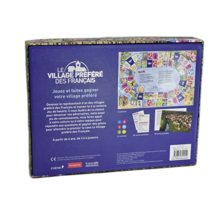 Le Village Préféré des Français - Éditions du Chêne - Jeu Quiz 2-6 Jou