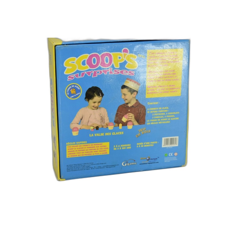 Scoop's Surprises La Valse des Glaces - Blue Orange - Jeu Bois 2-6 Jou