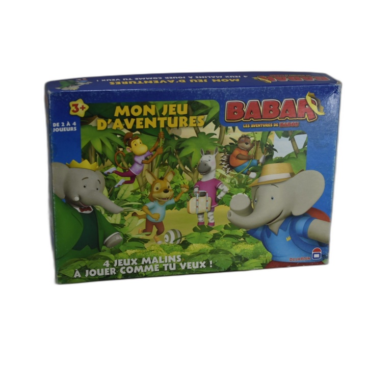 Babar Mon Jeu d'Aventures - Dujardin - 4 Jeux en 1 - 2-4 Joueurs - Dès