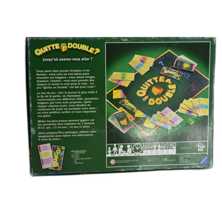 Quitte ou Double - Ravensburger - Jeu Quiz Famille 2500 Questions - 8