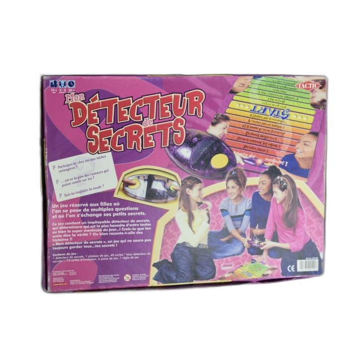 Mon Détecteur de Secrets - Tactic - Jeu Questions Filles 2-6 Joueurs -