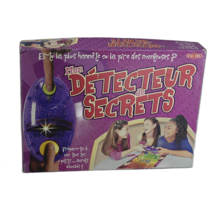 Mon Détecteur de Secrets - Tactic - Jeu Questions Filles 2-6 Joueurs -