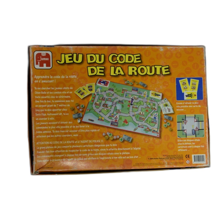 Jeu du Code de la Route - Jumbo - Jeu Éducatif 2-4 Joueurs - 7 ans - O