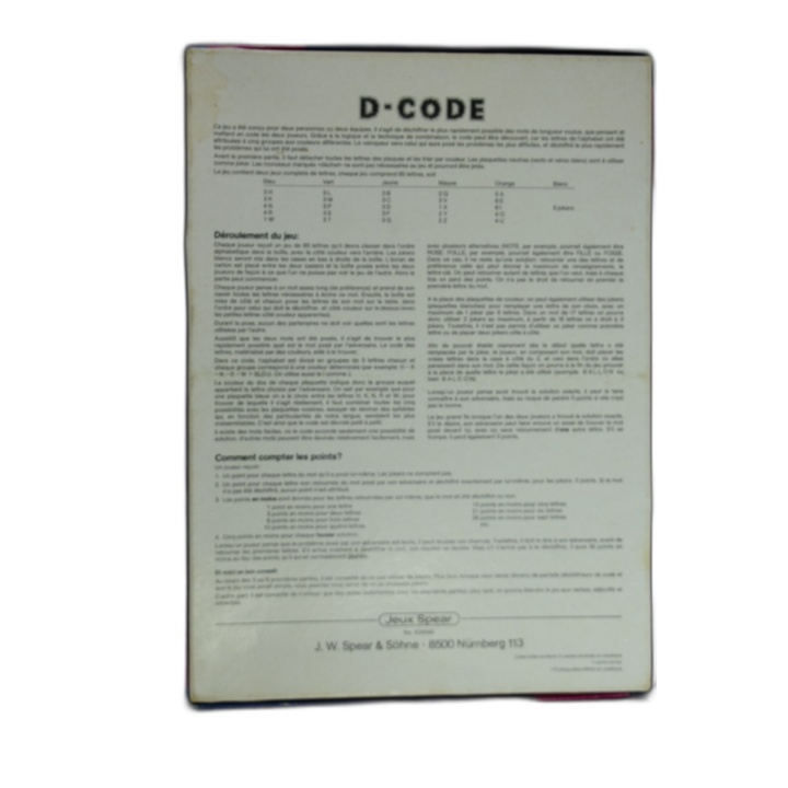 D-Code Jeux Spear - Jeu Déchiffrage de Mots 2 Joueurs ou Équipes - 10
