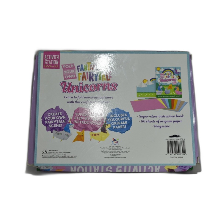 Fold Your Own Fantastic Fairytale Unicorns - Kit Origami Licornes - To