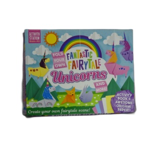 Fold Your Own Fantastic Fairytale Unicorns - Kit Origami Licornes - To