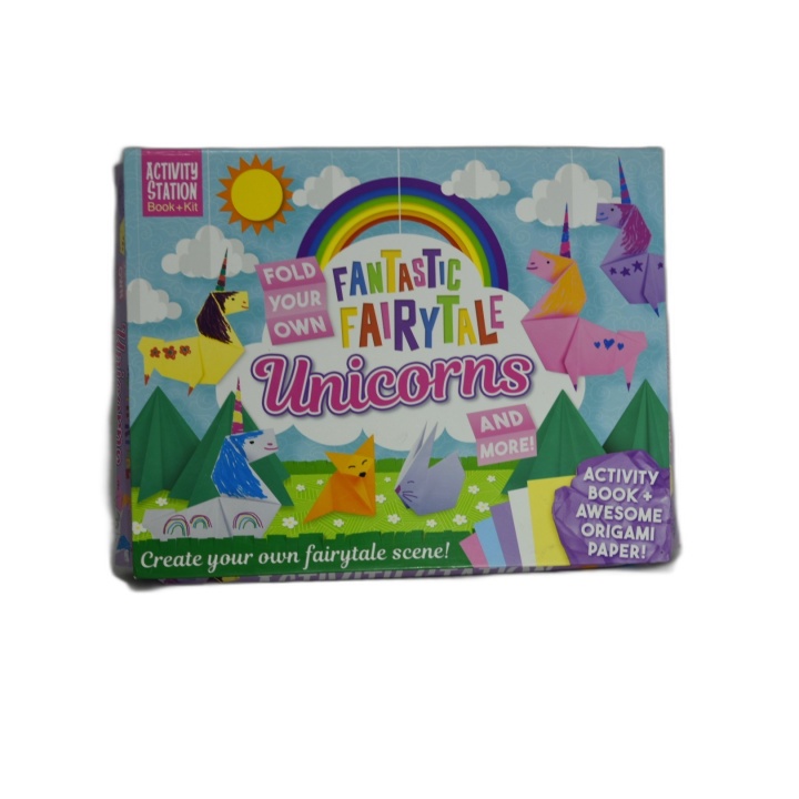 Fold Your Own Fantastic Fairytale Unicorns - Kit Origami Licornes - To