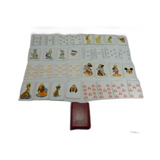 Jeu de Cartes Disney Vintage - Mickey Bambi Donald Pluto - 32 Cartes O