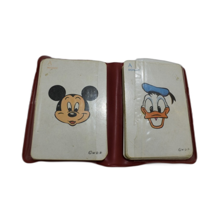 Jeu de Cartes Disney Vintage - Mickey Bambi Donald Pluto - 32 Cartes O