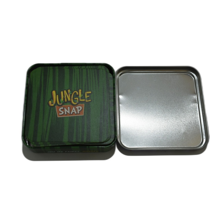 Jungle Snap - Jeu de Cartes Enfant Animaux - Boîte Métal - 3 ans+ - Oc