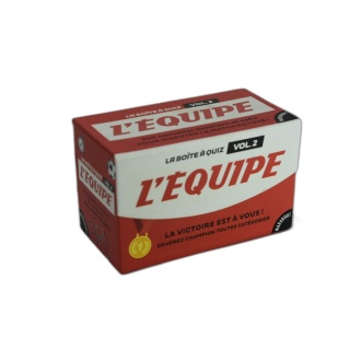 La Boîte à Quiz L'Équipe Vol.2 - Jeu de Questions Sport - Occasion Com