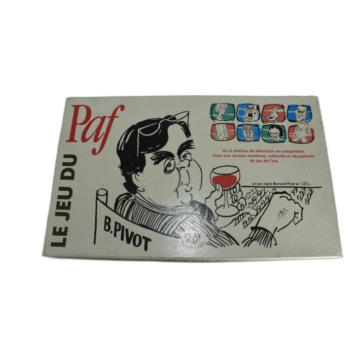 Le Jeu du PAF - Bernard Pivot & Cabu - Play Bac - Jeu de l'Oie Télévis