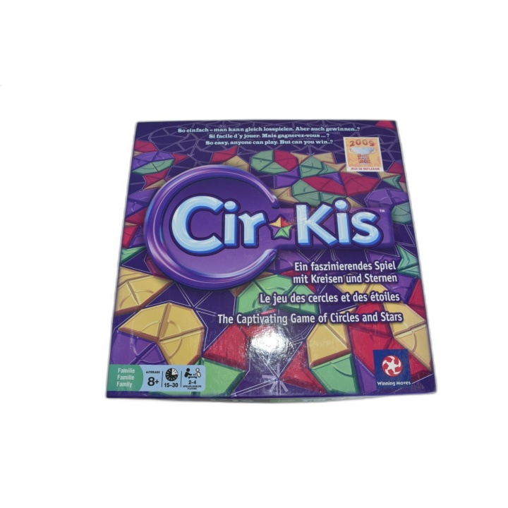 Cir•Kis - Jeu de Société des Cercles et Étoiles - 2-4 Joueurs - Dès 8