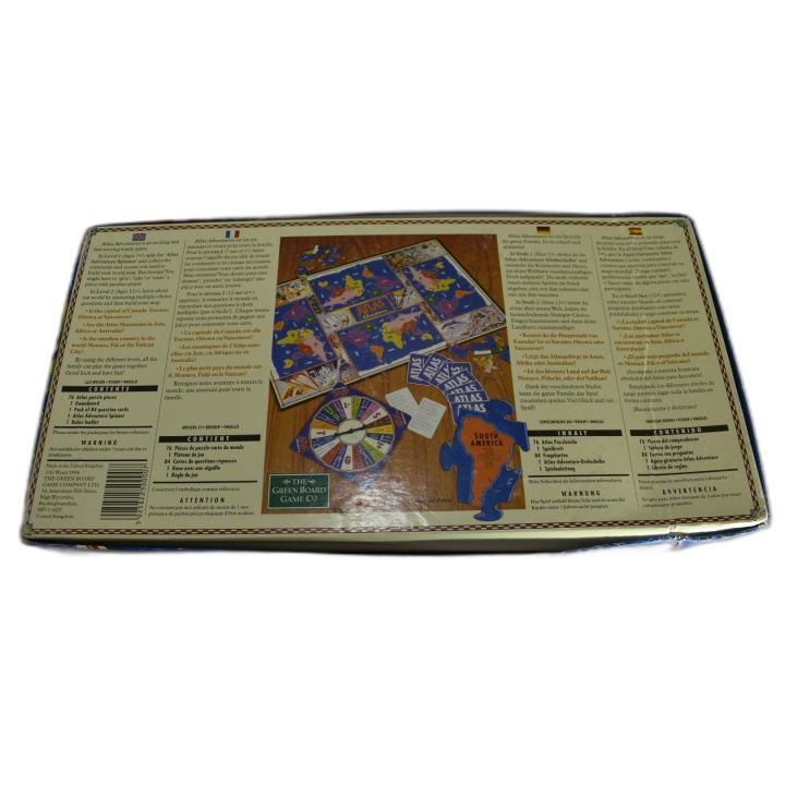 Atlas Adventures - The Game Crafter - Jeu Découverte du Monde - 2+ Jou