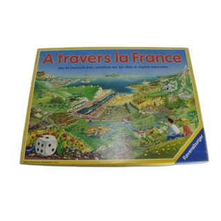 À Travers la France - Ravensburger - Jeu Parcours Quiz Villes Régions