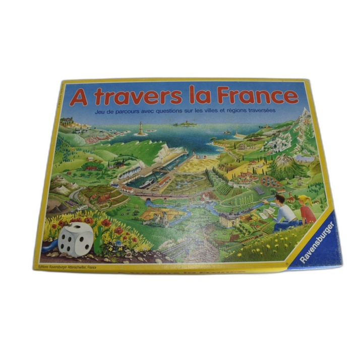 À Travers la France - Ravensburger - Jeu Parcours Quiz Villes Régions