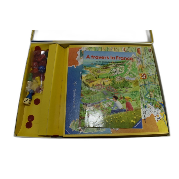 À Travers la France - Ravensburger - Jeu Parcours Quiz Villes Régions