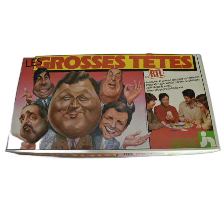 Les Grosses Têtes RTL - Nathan - Jeu de Société Quiz Ambiance - Adulte