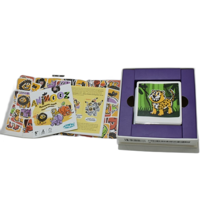 Animooz - Jeu de cartes observation animaux 2-6 joueurs - Dès 7 ans -