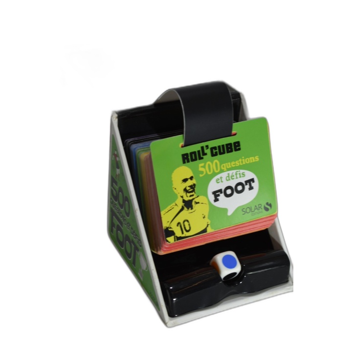 Roll'Cube 500 Questions et Défis Foot - Solar - Jeu Quiz Football - Oc