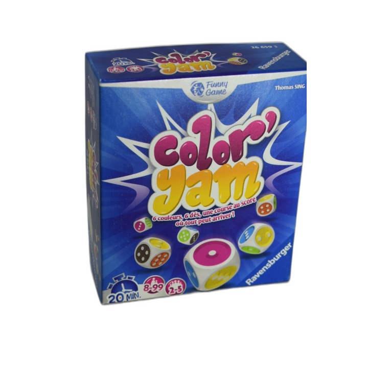 Color'Yam - Ravensburger - Jeu de dés couleurs 2-5 joueurs - 8 ans - O