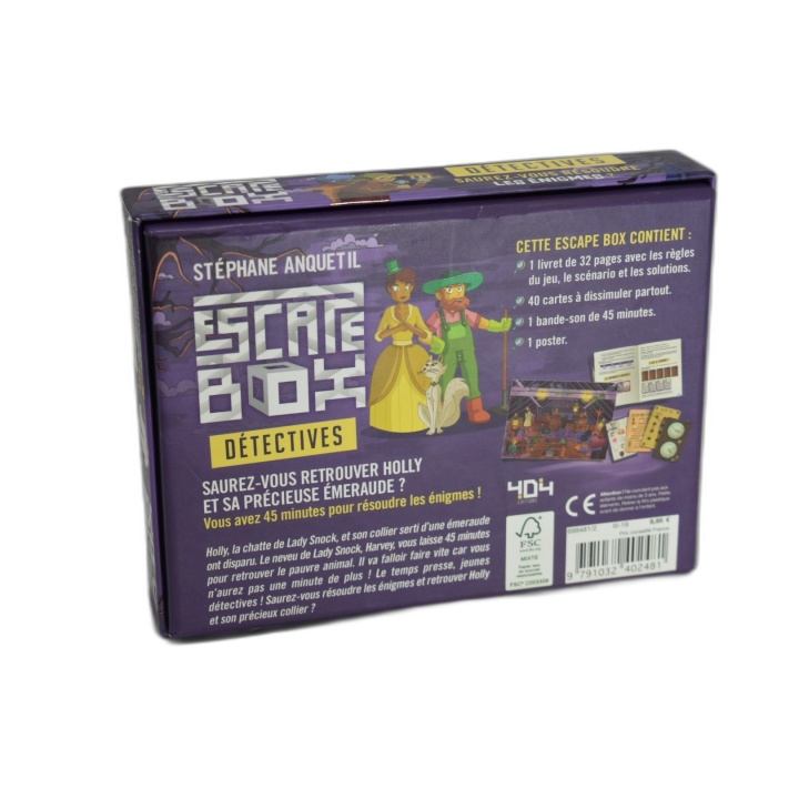Escape Box Détectives - Jeu Escape Game Enfants - Énigmes 45 min - Occ