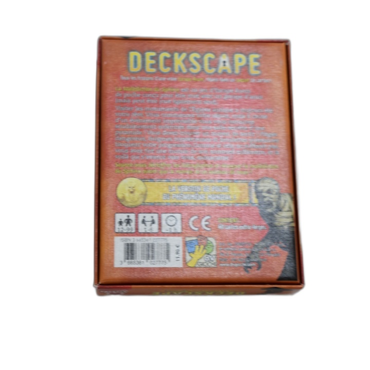 Deckscape La Malédiction du Sphinx - Super Meeple - Escape Room 1-6 Jo