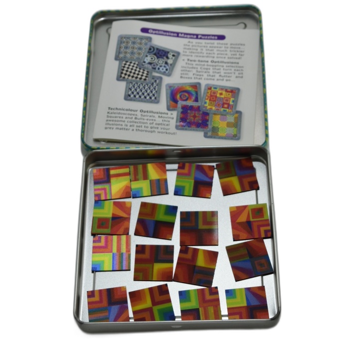 Optillusion Puzzle - Puzzle Illusion Optique Boîte Métal - Casse-Tête
