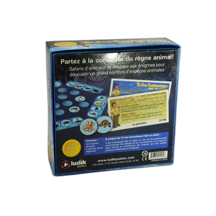Ti-Joe Connaissant Fait un Safari - Ludik Québec - Jeu Quiz Famille 2-