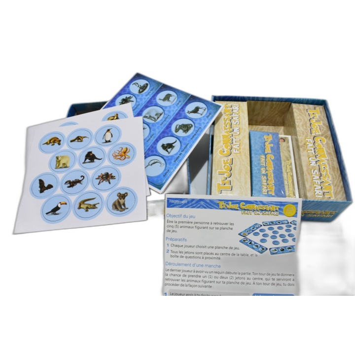 Ti-Joe Connaissant Fait un Safari - Ludik Québec - Jeu Quiz Famille 2-