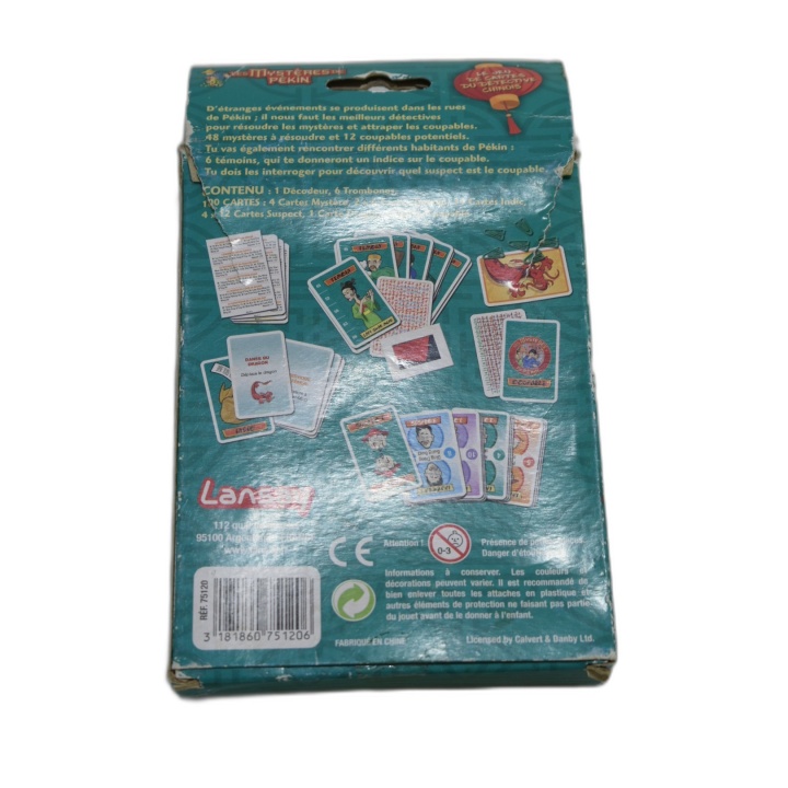 Les Mystères de Pékin - Lansay - Jeu de Cartes Détective Chinois 2-4 J