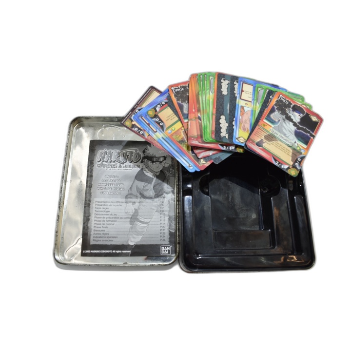 Naruto Cartes à Jouer & Collectionner - Bandai Carddass - Boîte Métal
