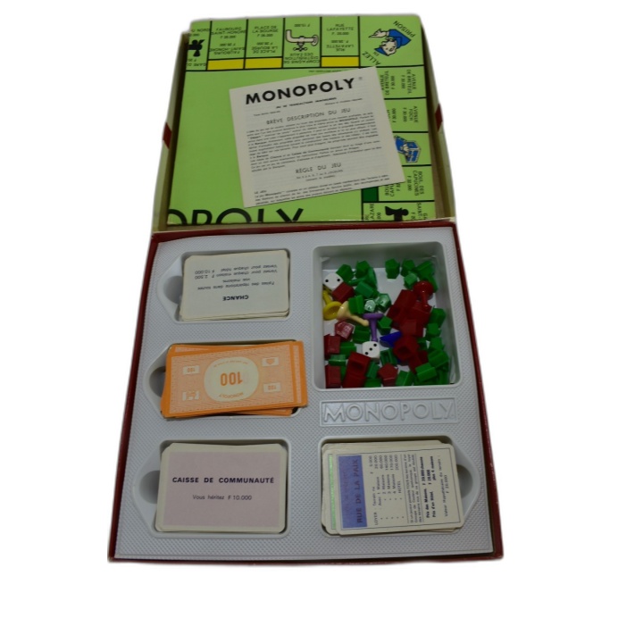 Monopoly Vintage Français - Hasbro - Jeu de Société Familial 2-6 Joueu