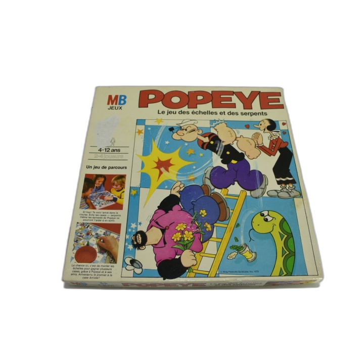 Popeye Jeu des Échelles et des Serpents - MB Jeux - Parcours 2-4 Joueu