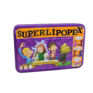 Superlipopex - Jeu de défis et gages - Boîte métal - 3 à 6 Joueurs - 9