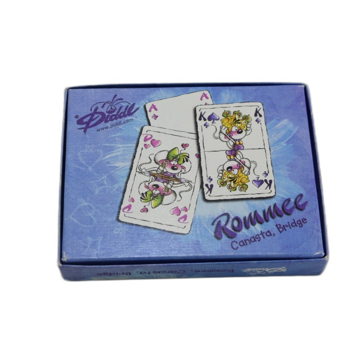 Diddl Rommee Canasta Bridge - Jeu de cartes collector - 2 joueurs+ - O