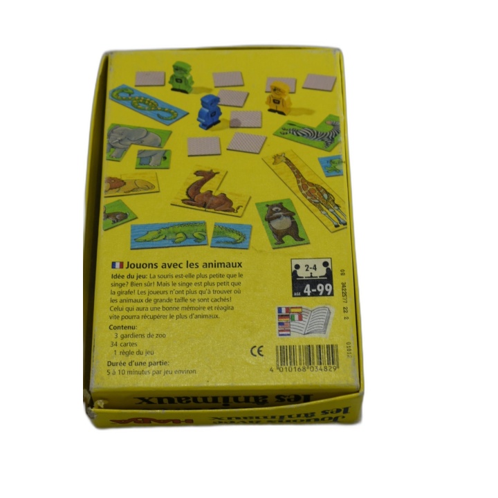 Jouons avec les Animaux - Jeu Éducatif Enfant Cartes & Pièces Bois - O