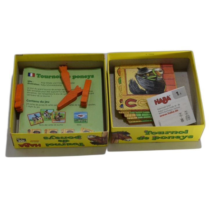 Tournoi de Poneys - HABA 5479 - Jeu de Mémoire Enfant - 2+ Joueurs - 4