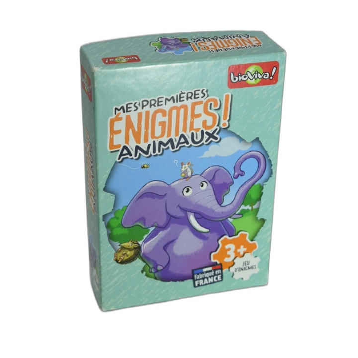 Mes Premières Énigmes Animaux - Bioviva - Jeu Cartes Enfant - 3 ans+ -