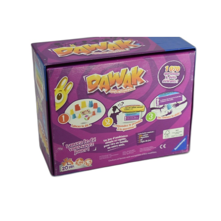 Dawak - Ravensburger - Jeu Défis & Quiz 3-7 Joueurs - Dès 8 ans - Occa