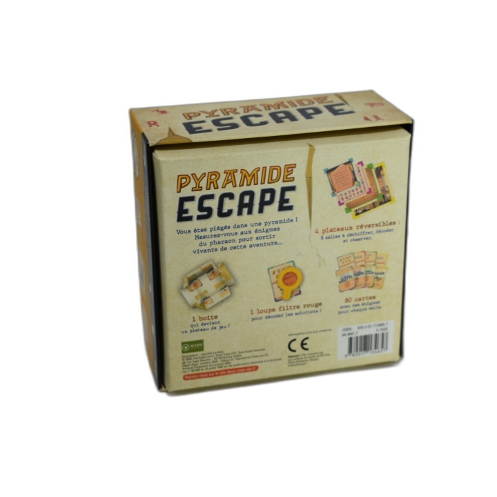 Pyramide Escape - N'Joy - Jeu Escape Game Coopératif 7 ans+ - Rejouabl